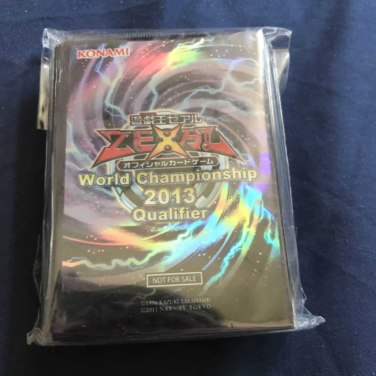 希少】遊戯王 スリーブ WCQ 2011 赤 80枚 5D's 遊戯王 スリーブ WCQ