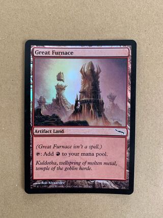 初版Foil 大焼炉/Great Furnace》[MRD] 日本語 1枚 初版Foil 大焼炉