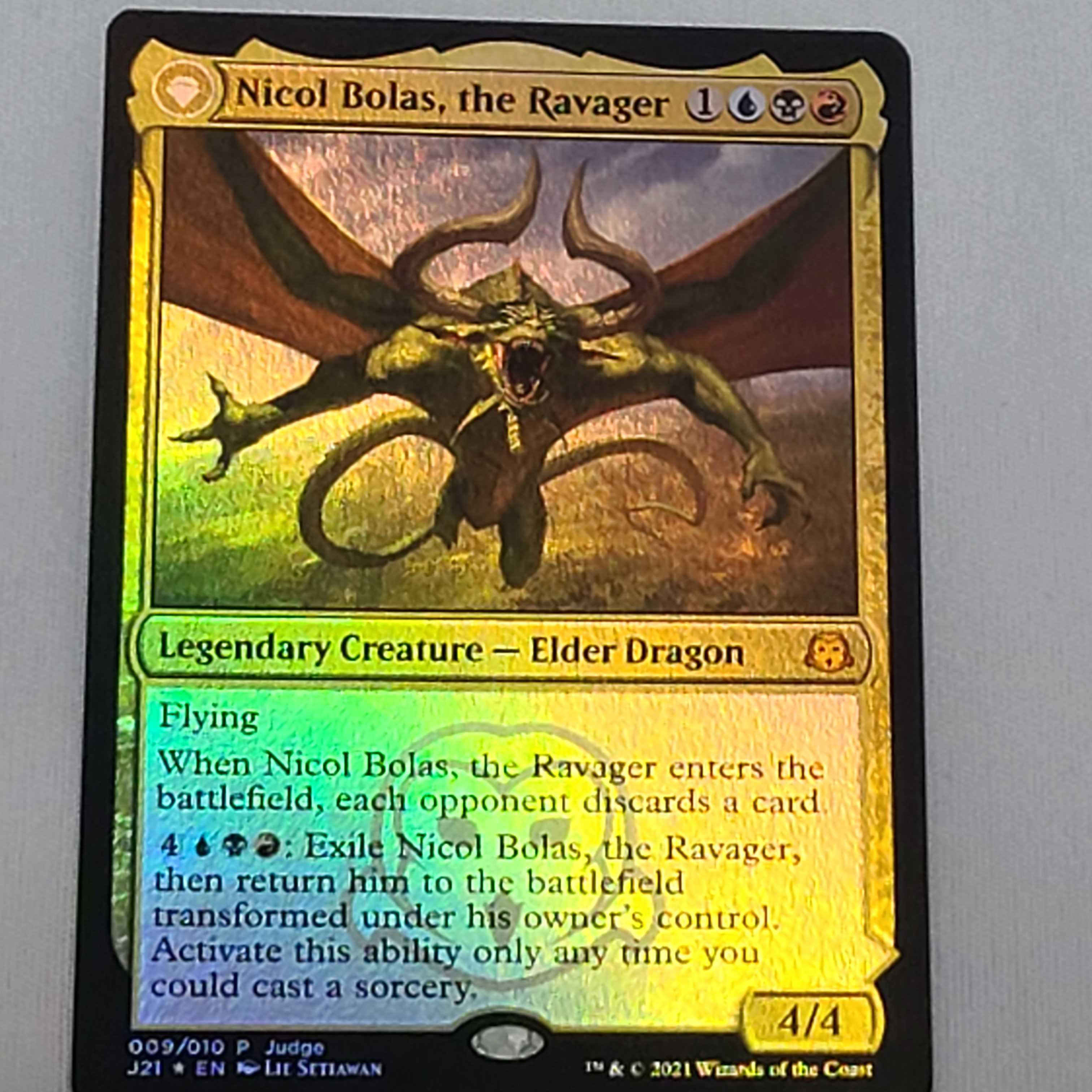 MTG 龍神 ニコル・ボーラス Foil MTG FOIL プロモ箔押し 龍神、ニコル