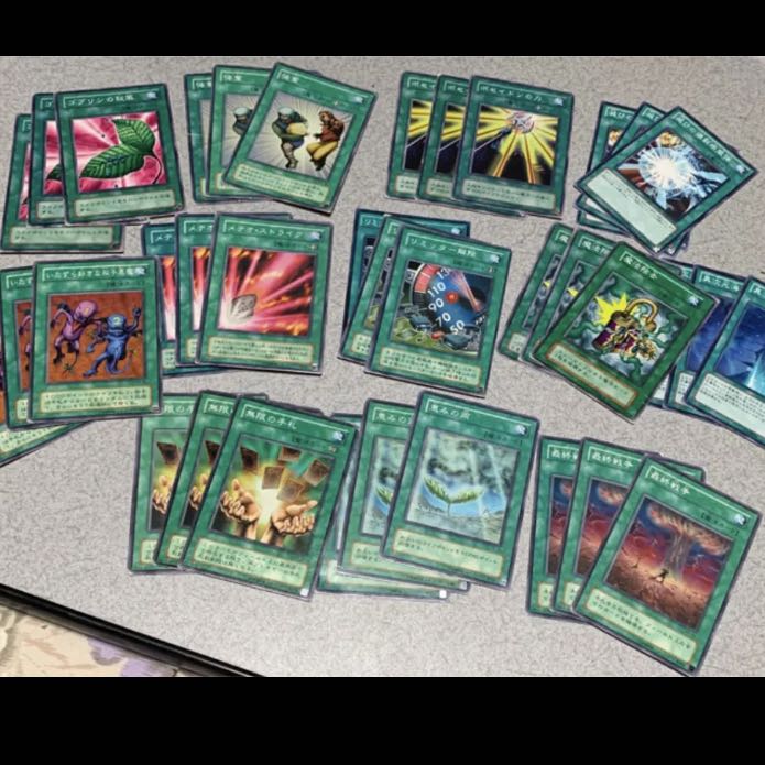遊戯王 魔法カードデッキ 初期 2期 二期 36枚セット まとめ売り 30枚の