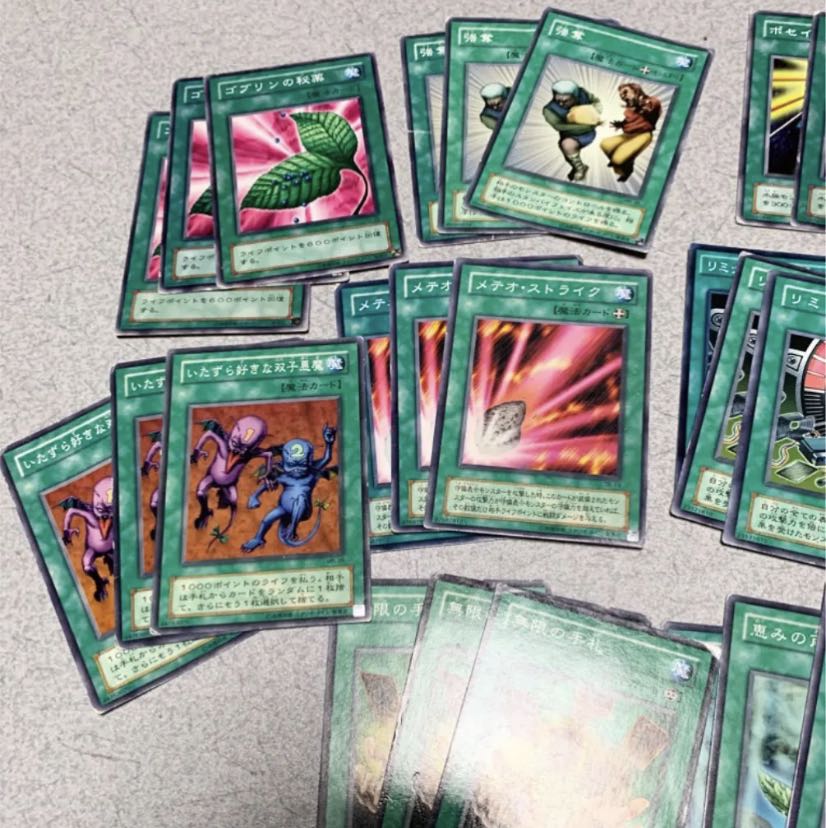 遊戯王 魔法カードデッキ 初期 2期 二期 36枚セット まとめ売り 30枚の