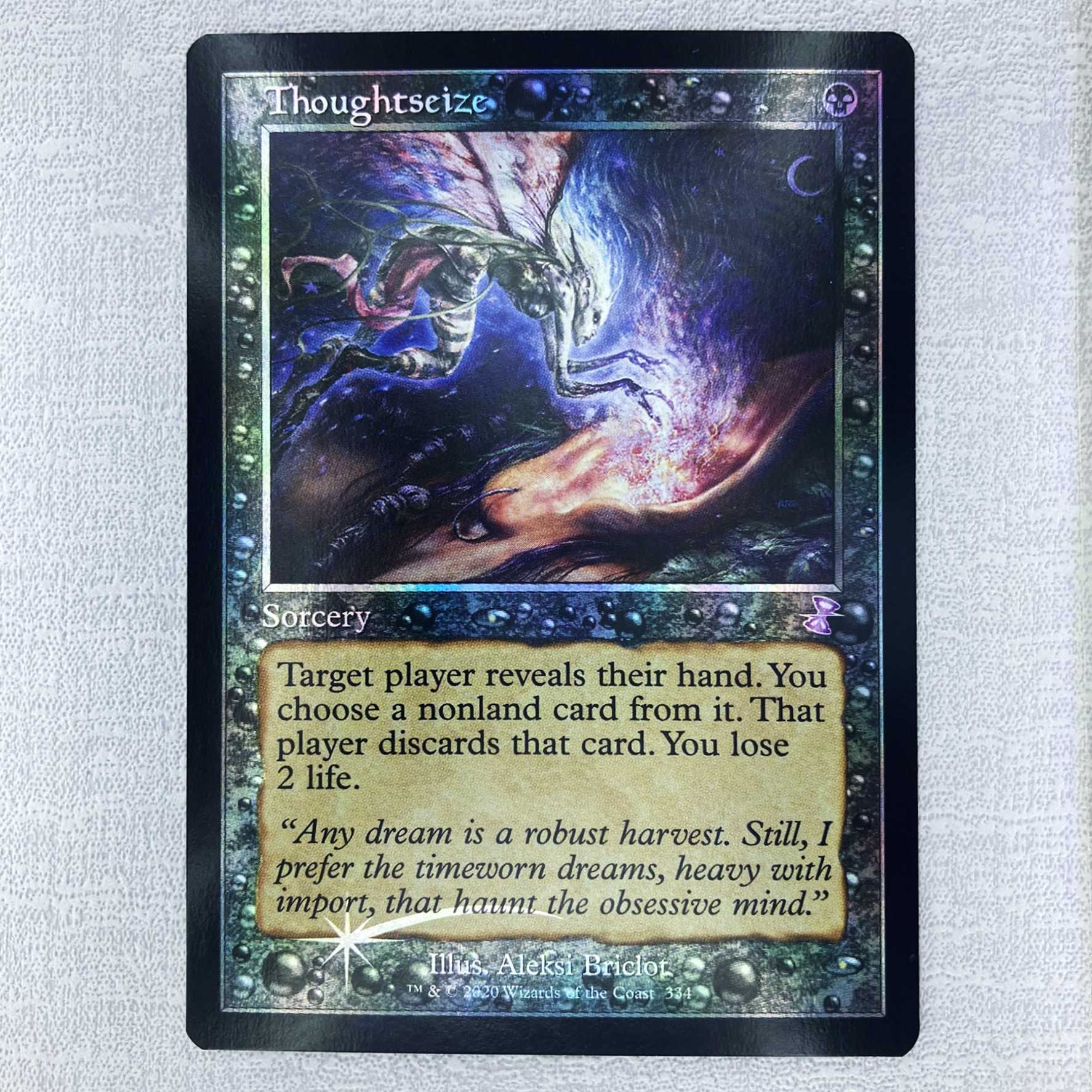 Foil 思考囲い Thoughtseize MPS 英語 マスターピース Foil 思考囲い