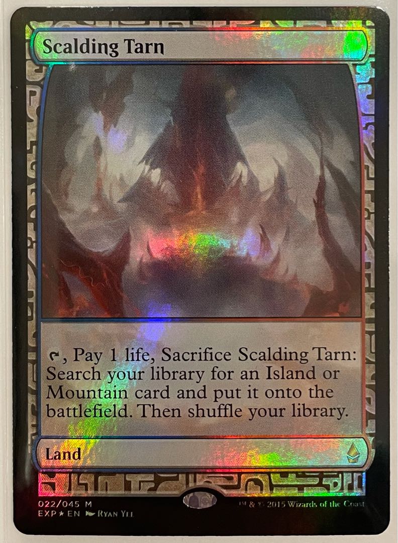 MTG 沸騰する小湖 エクスペディション 英語 foil 沸騰する小湖