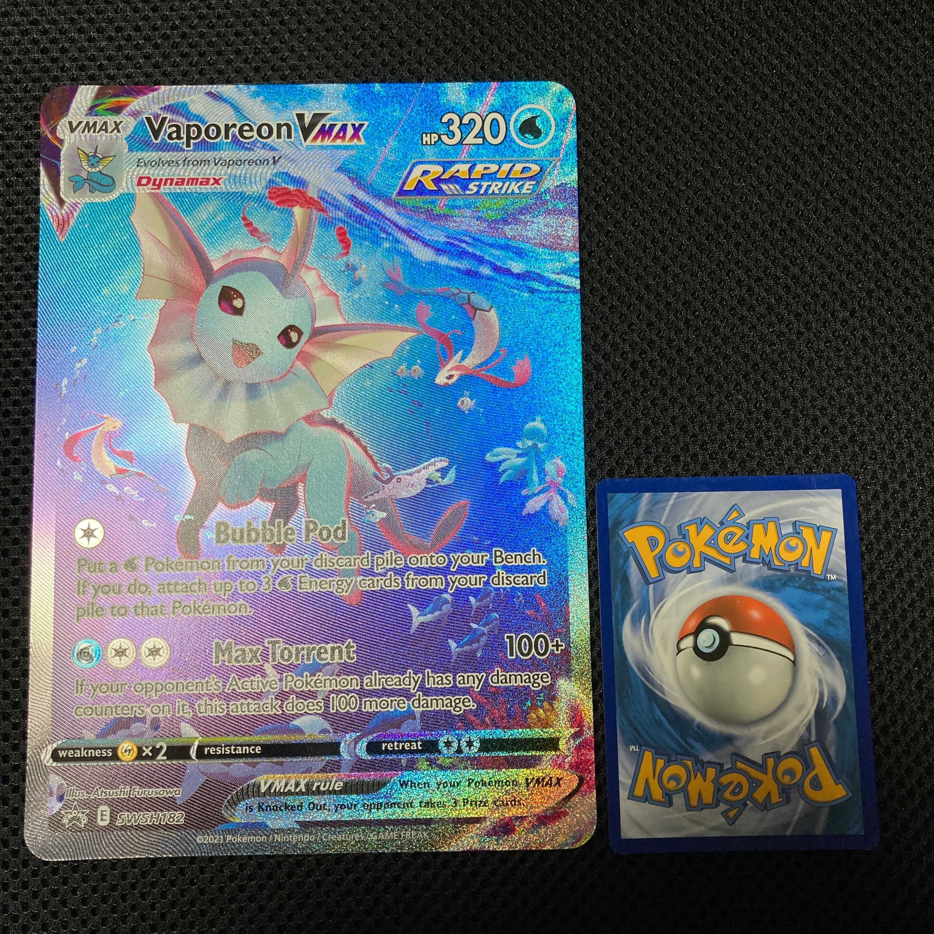 ジャンボ ポケモンカード 海外 シャワーズVmax プロモ 英語 夏ポケカ 1