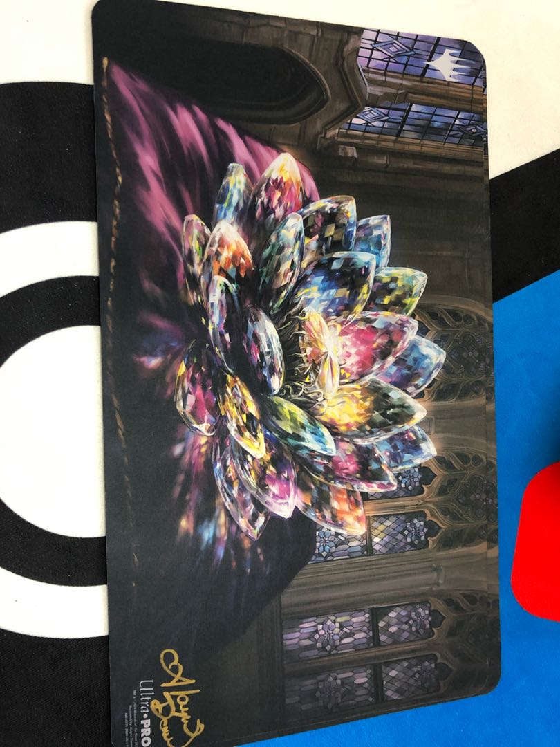 MTG 宝石の睡蓮 サイン入りプレイマット MTG 宝石の睡蓮 サイン入り