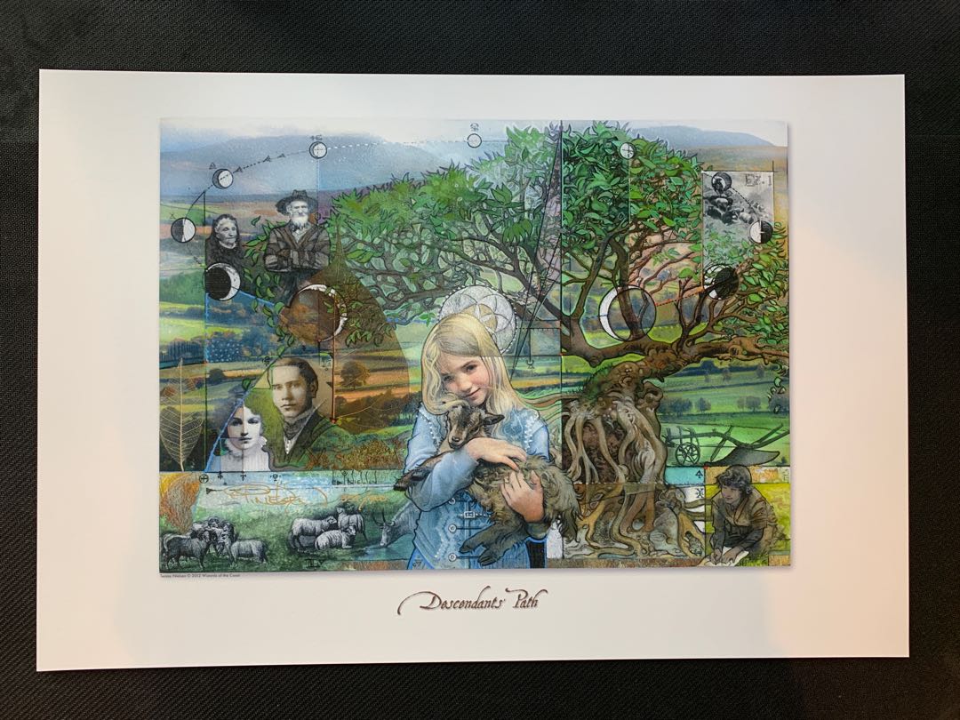 末裔の道】サイン入り複製原画 Terese Nielsen ニールセン MTG 1枚の