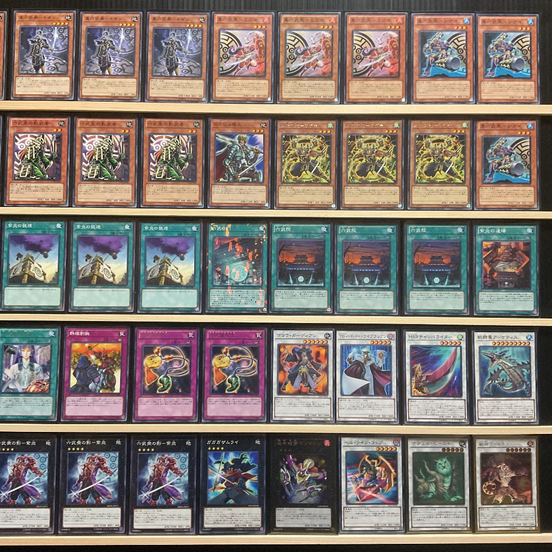 遊戯王 六武衆デッキ メイン40エクストラ15スリーブ付 シエン 1枚の