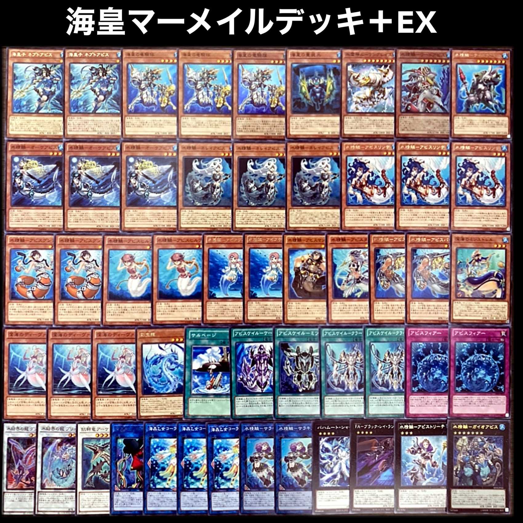 遊戯王 海皇マーメイル デッキ 1枚の通販 添乗員〜遊戯王デッキ販売