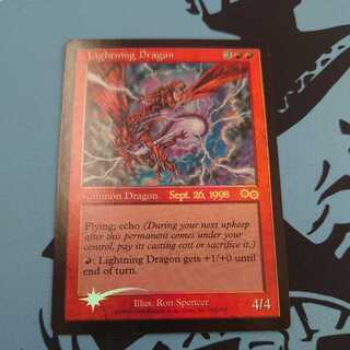 Foil 稲妻のドラゴン USG プロモ mtg 再録禁止 再録禁止カード