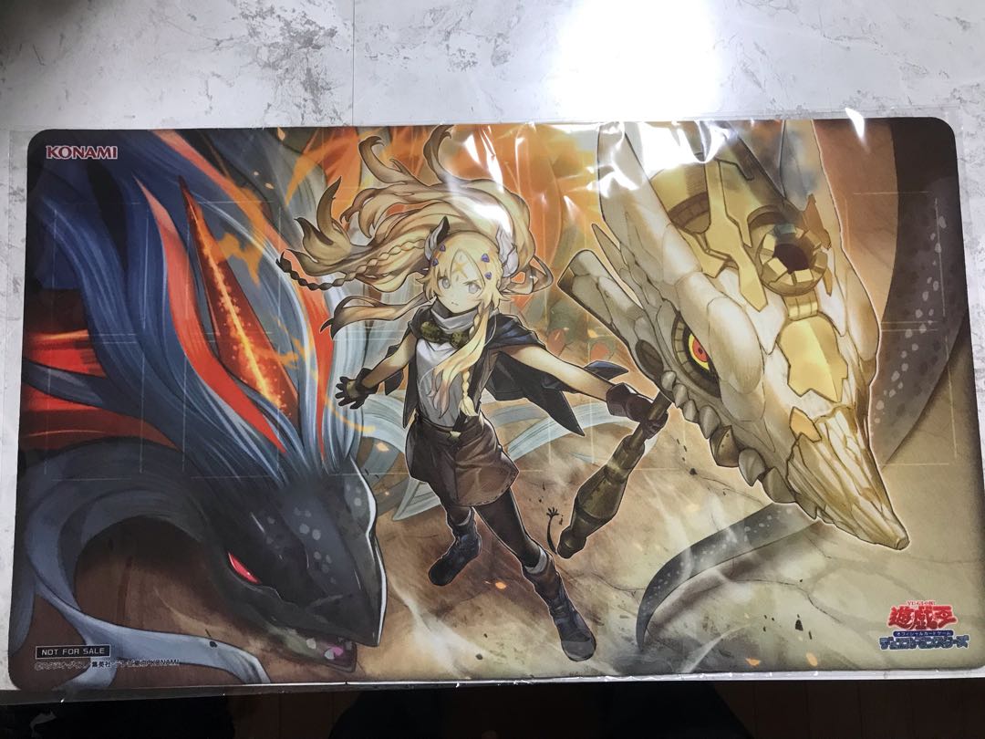 教導の聖女エクレシア プレイマット 正規品 遊戯王 白の聖女エクレシア