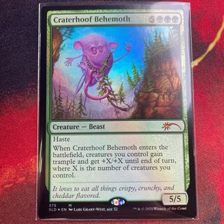 MTG 日語 ハローfoil 孔蹄のビヒモス MTG 日語 ハローfoil 孔蹄の