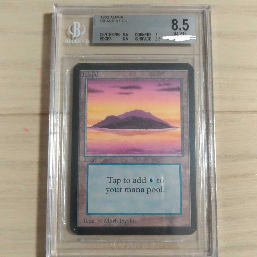 LEA ALPHA α 島 アルファ 初版 初期 MTG LEA ALPHA α 島 island