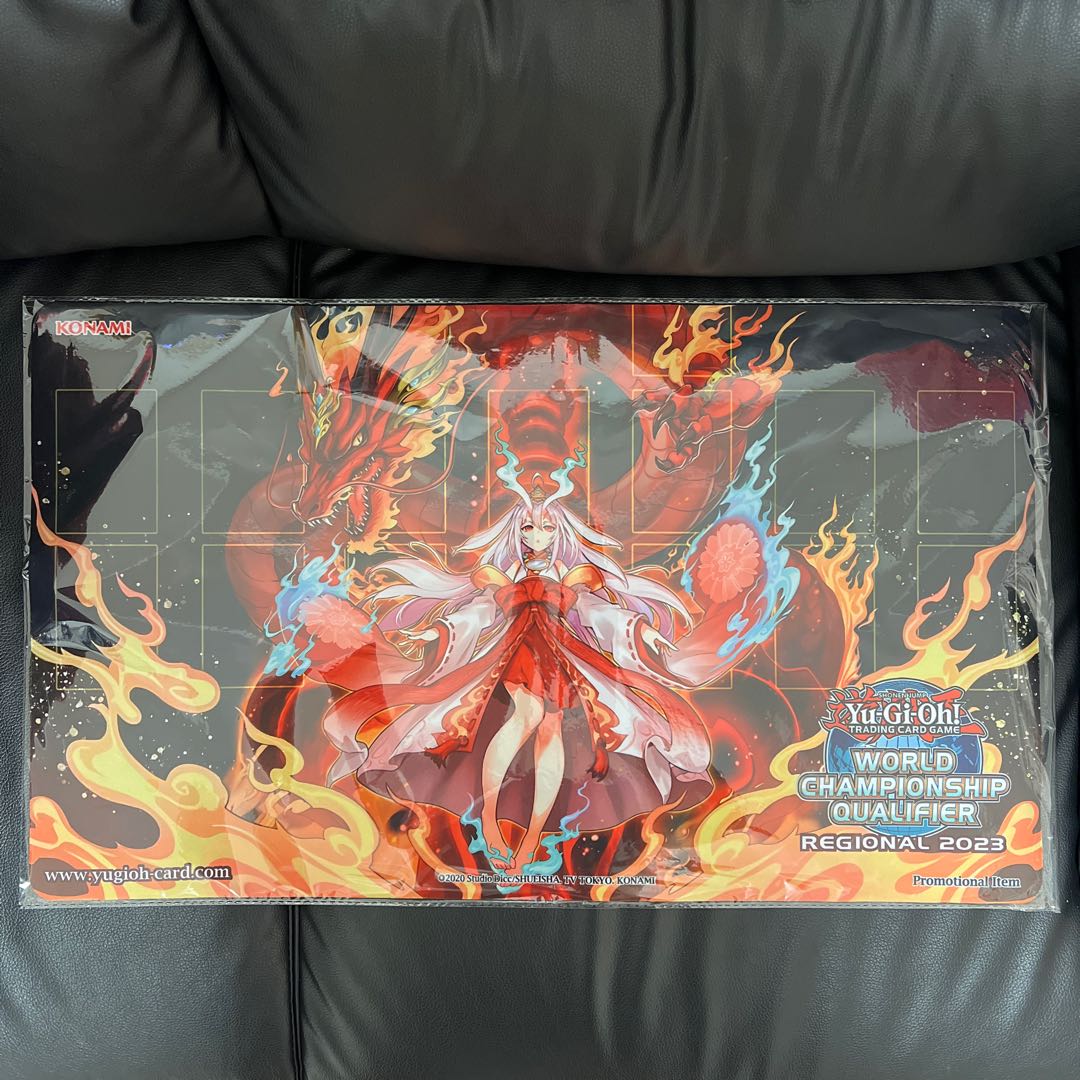 遊戯王 公式 プレイマット 創世の神 デウテロノミオン WCQ 2025 未開封