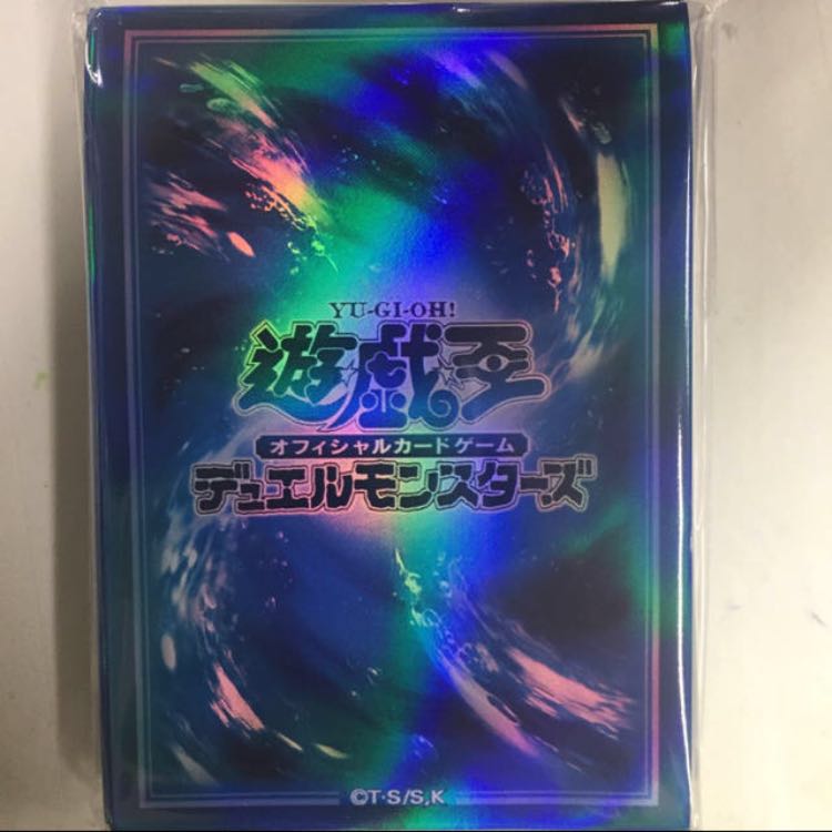 遊戯王 初期ロゴ スリーブ 青60枚 美品 遊戯王 スリーブ 初期 ブルー