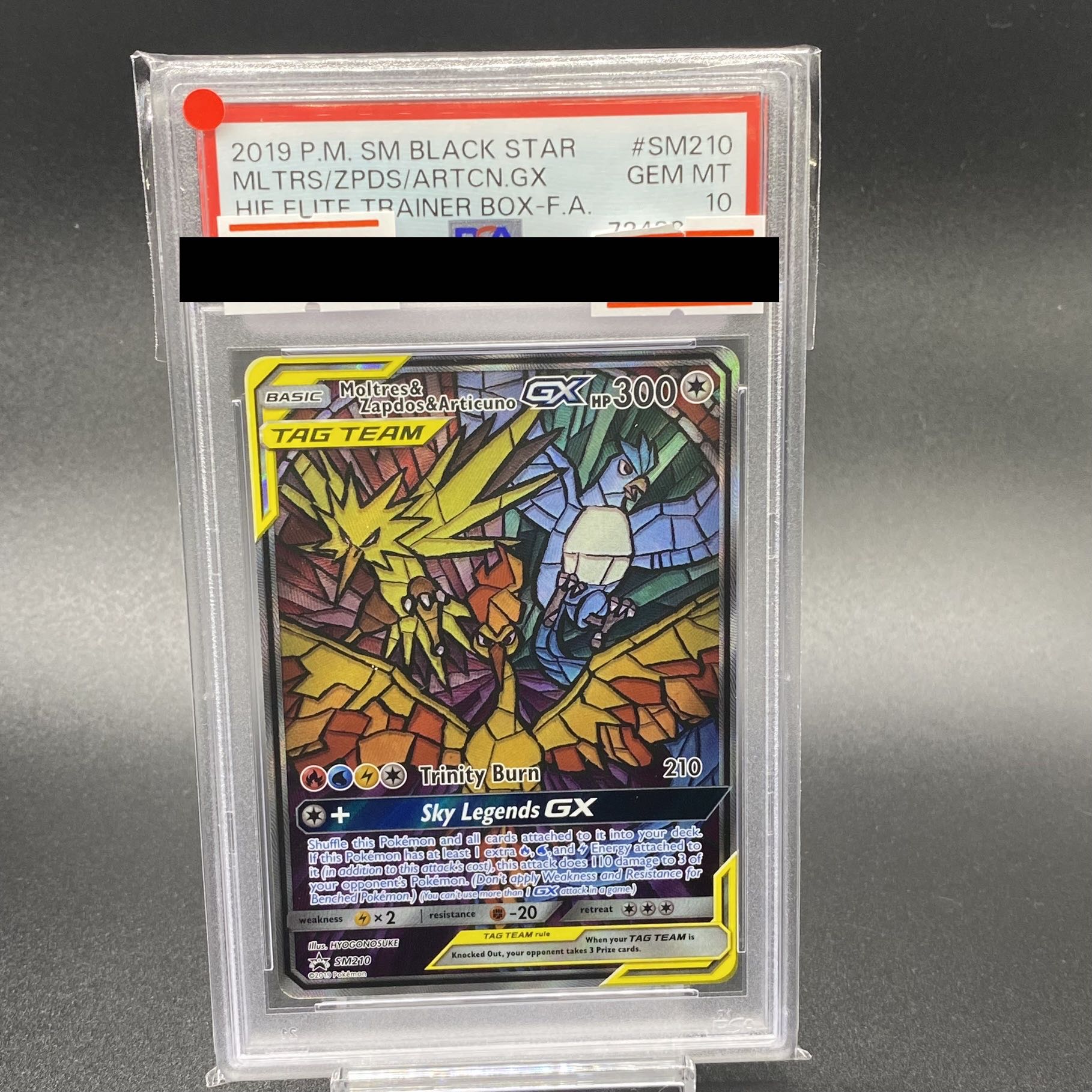 PSA10】ファイヤー&サンダー&フリーザーGX SA 英語 スカイレジェンド