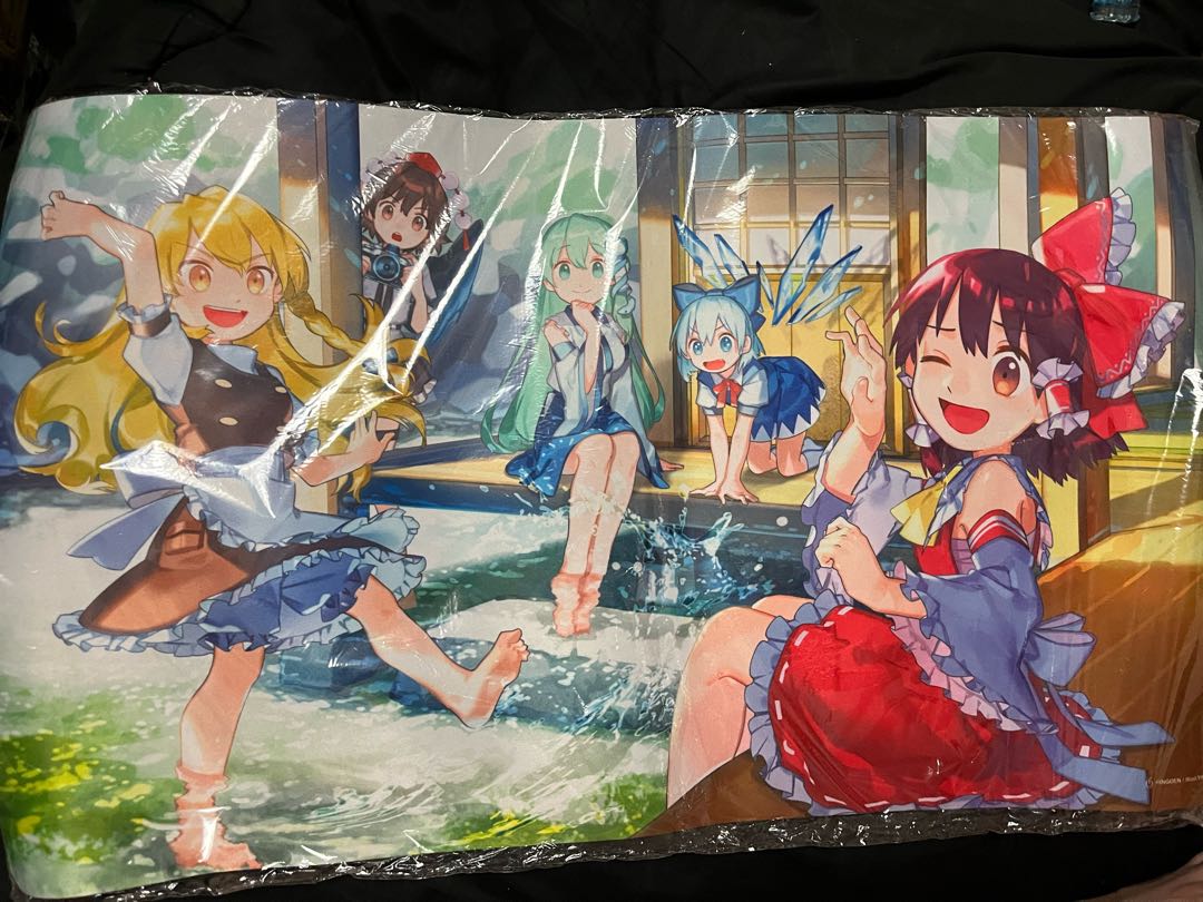 東方Project プレイマット 博麗霊夢 霧雨魔理沙 早苗 チルノ 射命丸の