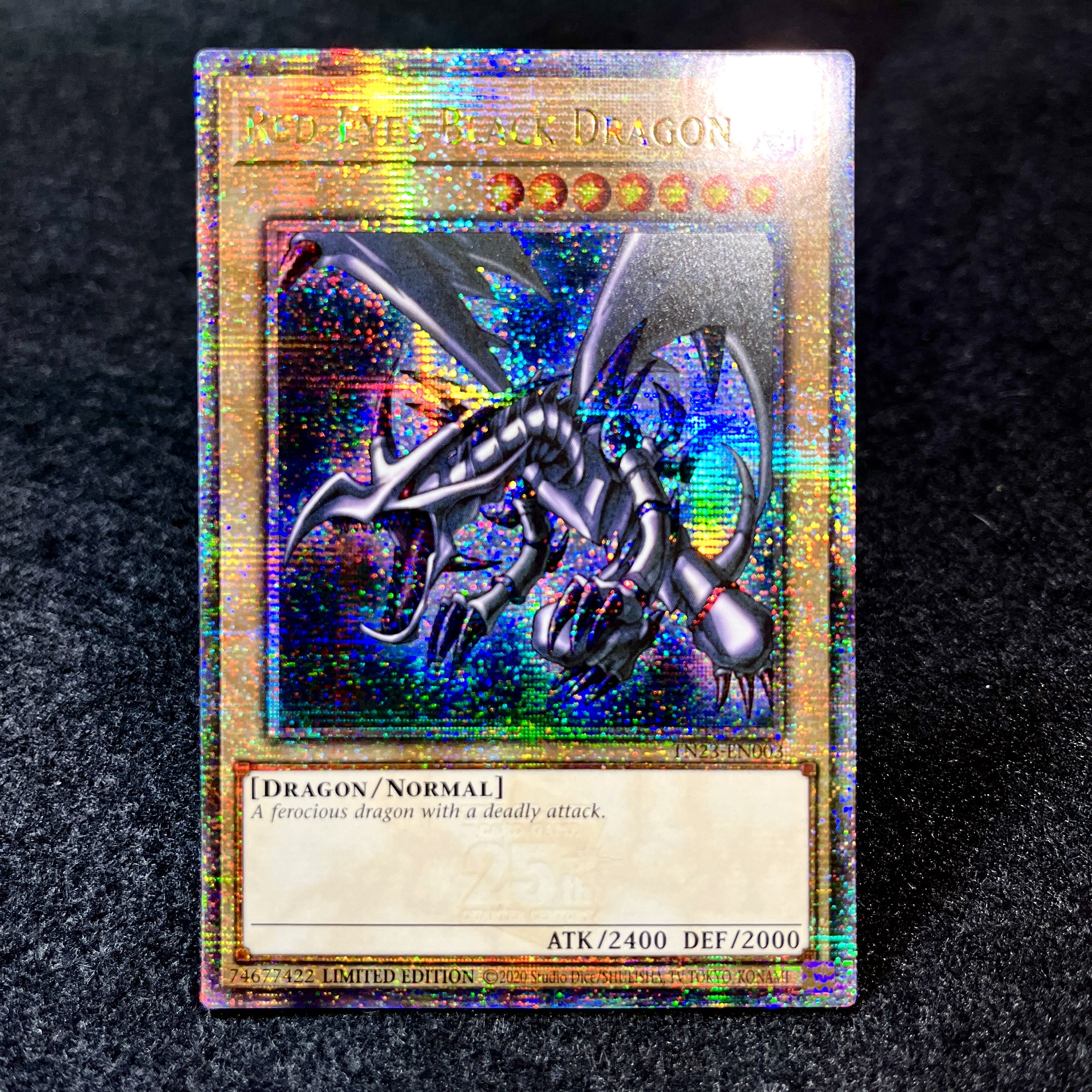 レッドアイズブラックドラゴンの20th 開封直後:極美品〜完美品] 真紅眼