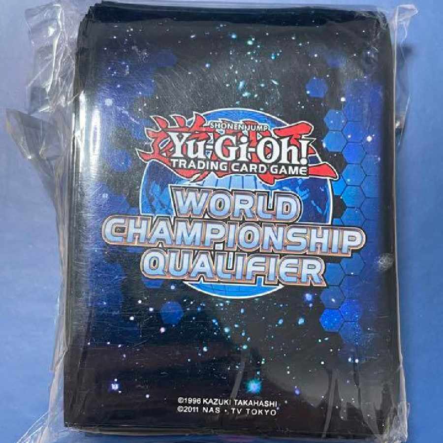 遊戯王WCS2025スリーブ 青 公式 パリ 世界大会 100入り 遊戯王WCS2025