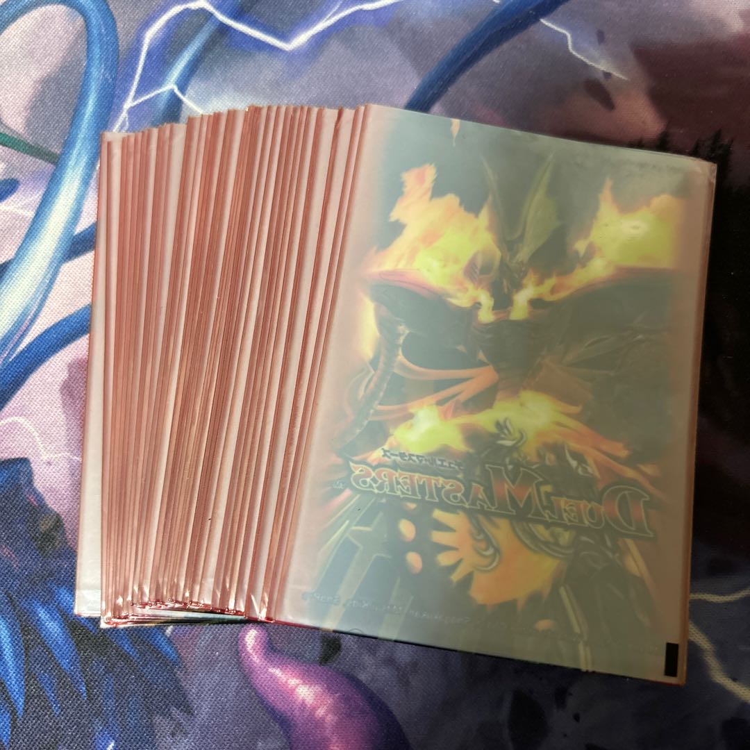 希少】デュエマ 旧公式スリーブ 未開封 赤 希少】デュエマ 旧公式