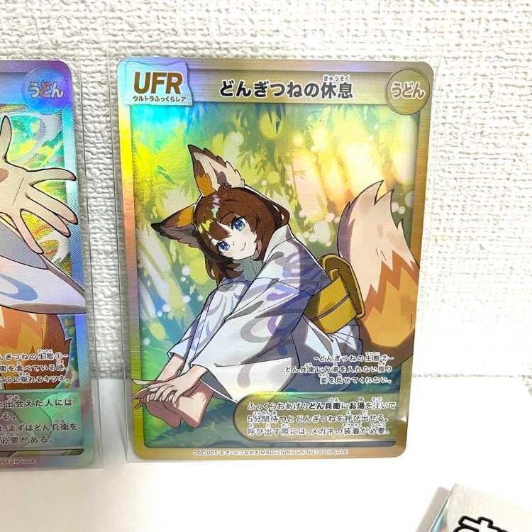 極美品 どんぎつねと温泉宿 FR ふっくらレア さいとうなおき うどん