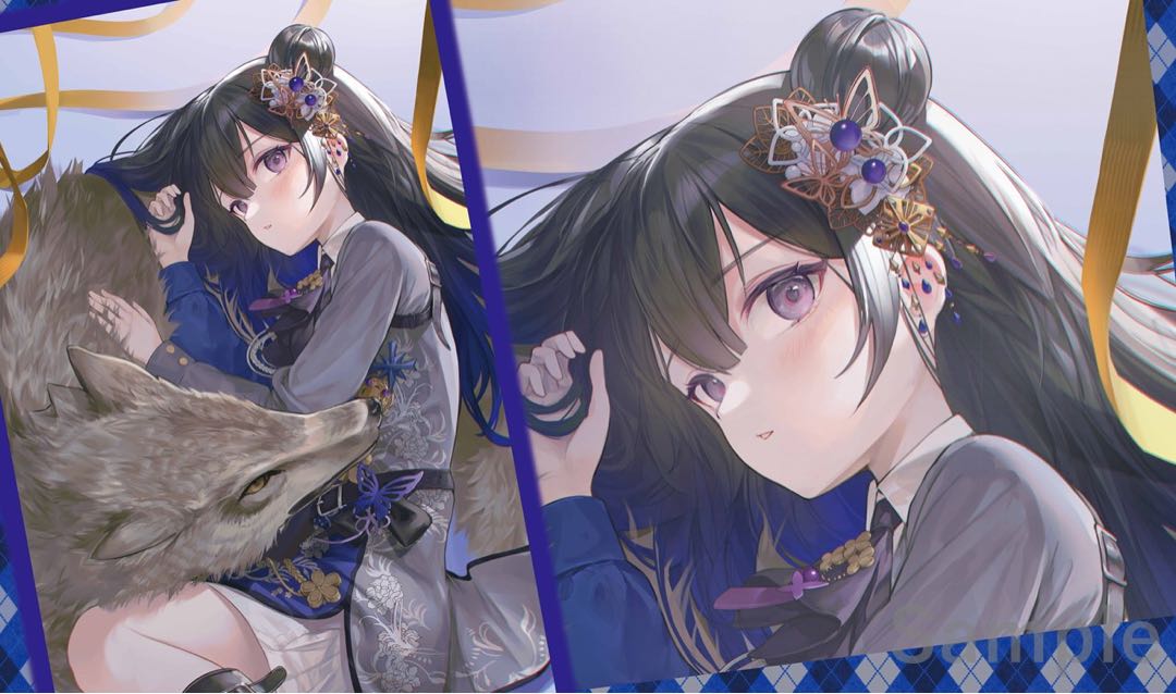 白詰草 ぶいすぽっ！ スリーブ プレイマット 一ノ瀬うるは Amazon.co