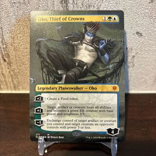 王冠泥棒、オーコ 日本語 拡張 foil ELD)Oko Thief of Crowns(F)/王冠