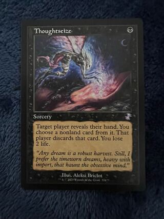 MTG 思考囲い foil 初版 英語 LRW まあまあ綺麗 B MTG 思考囲い foil