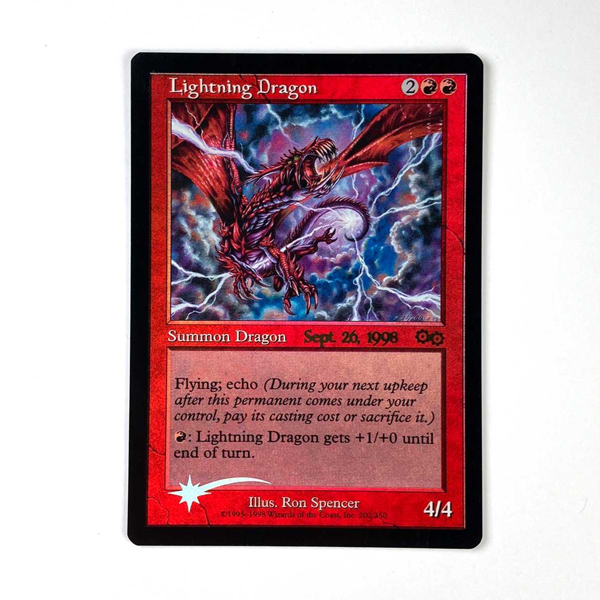 稲妻のドラゴン Lightning Dragon foil 稲妻のドラゴン foil mtg Foil