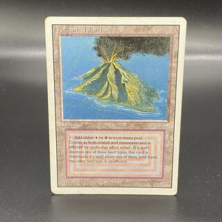 MTG 火山島 Volcanic デュアルランド Revised Edition MTG Volcanic