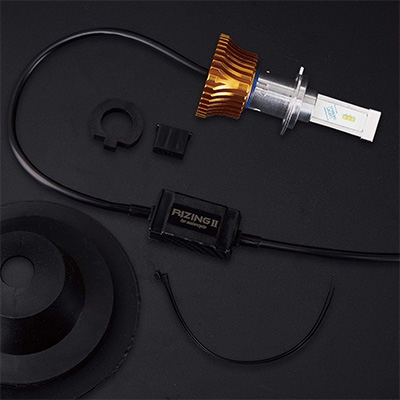 バイク用LEDヘッドライト RIZING2 H7 6000K 2年保証 [SRBH7060-02