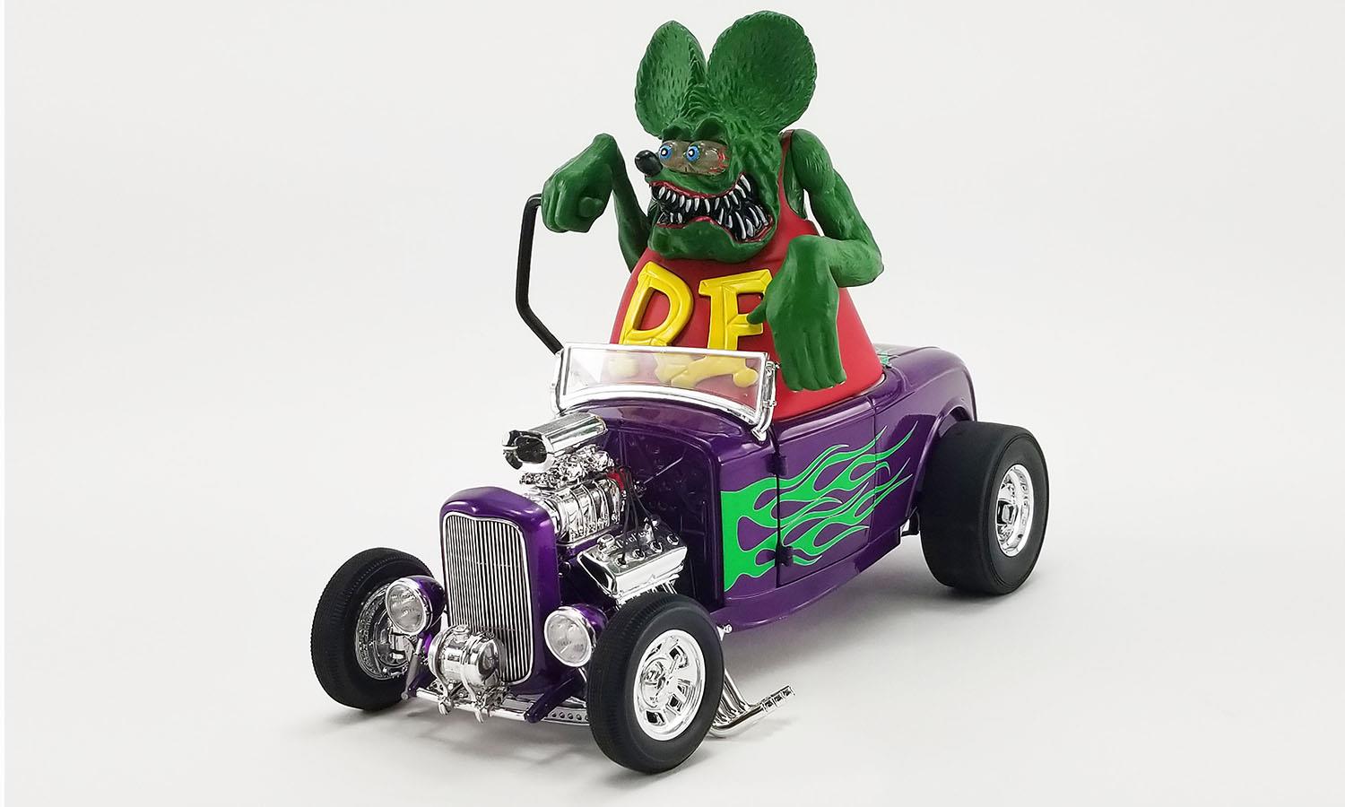 New Acme 1:18 Scale 1932 Ford Blown Hot Rod Roadster w/ Rat Fink