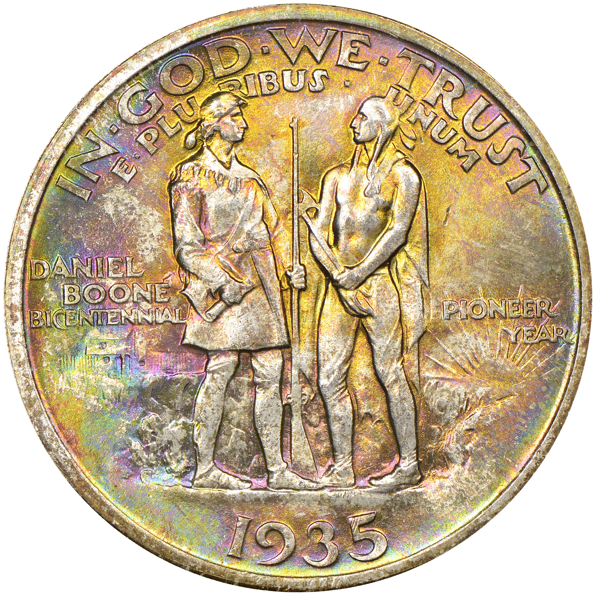 1935年特年ニュージーランドワイタンギ記念シリング銀貨ジョージ5世