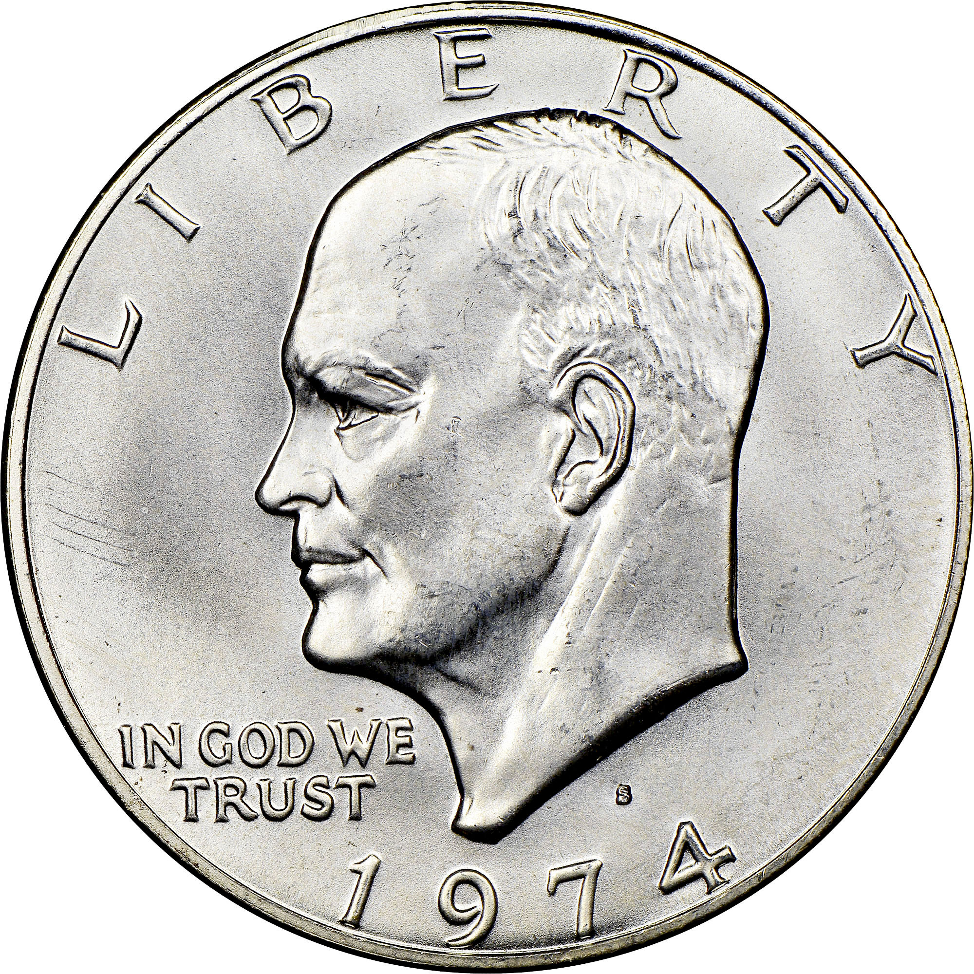 PCGS MS66 1974-S アイゼンハワー銀貨 1974 S Silver Ike Eisenhower