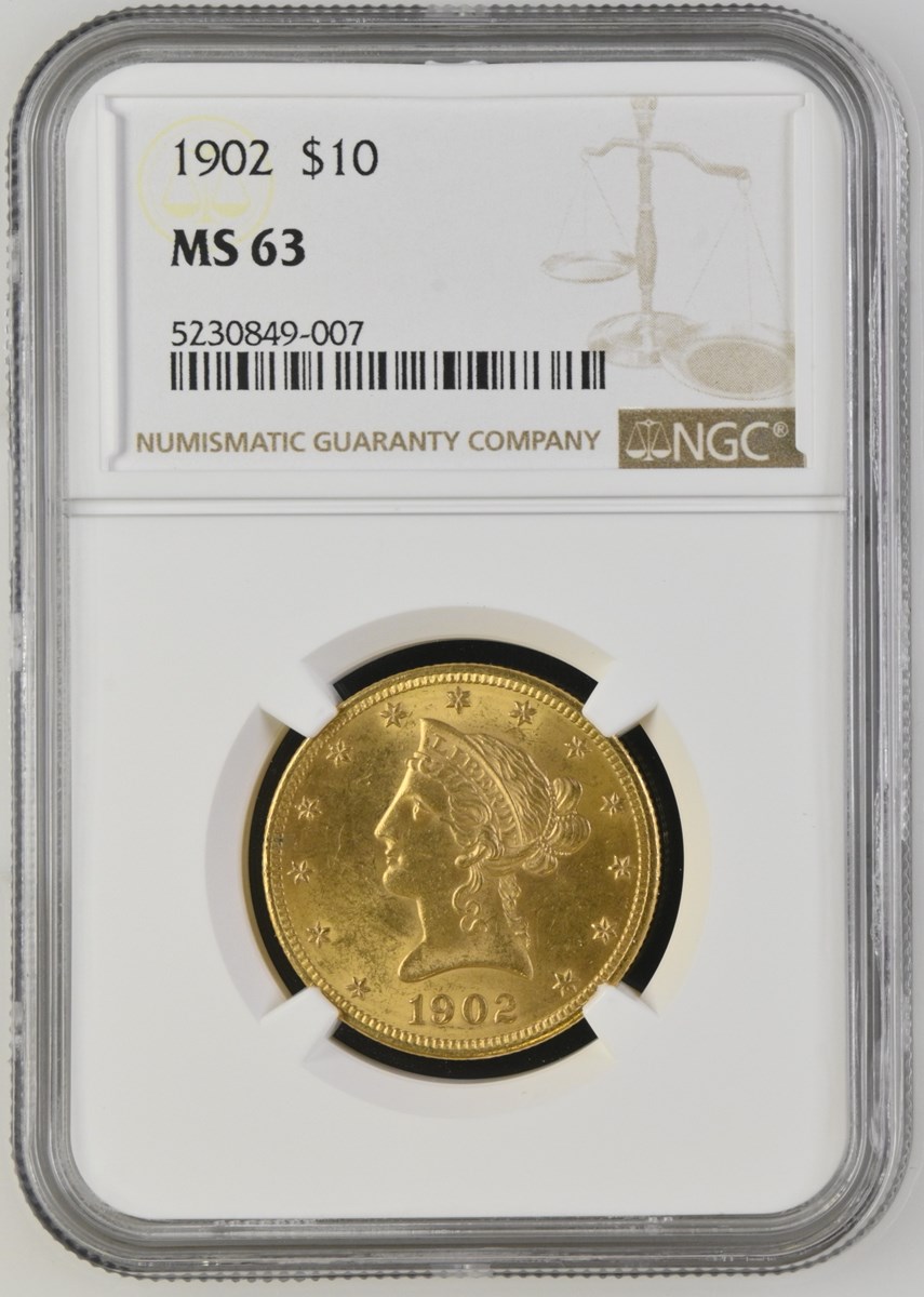 1902 $10 MS | Coin Explorer | NGC
