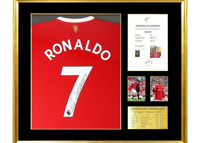 クリスティアーノ・ロナウド直筆サイン Yahoo!オークション