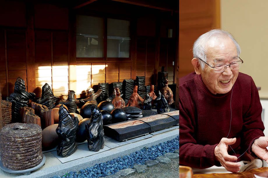 NO545 備前焼 器 重要無形文化財保持者(人間国宝) 伊勢﨑淳 作 NO545