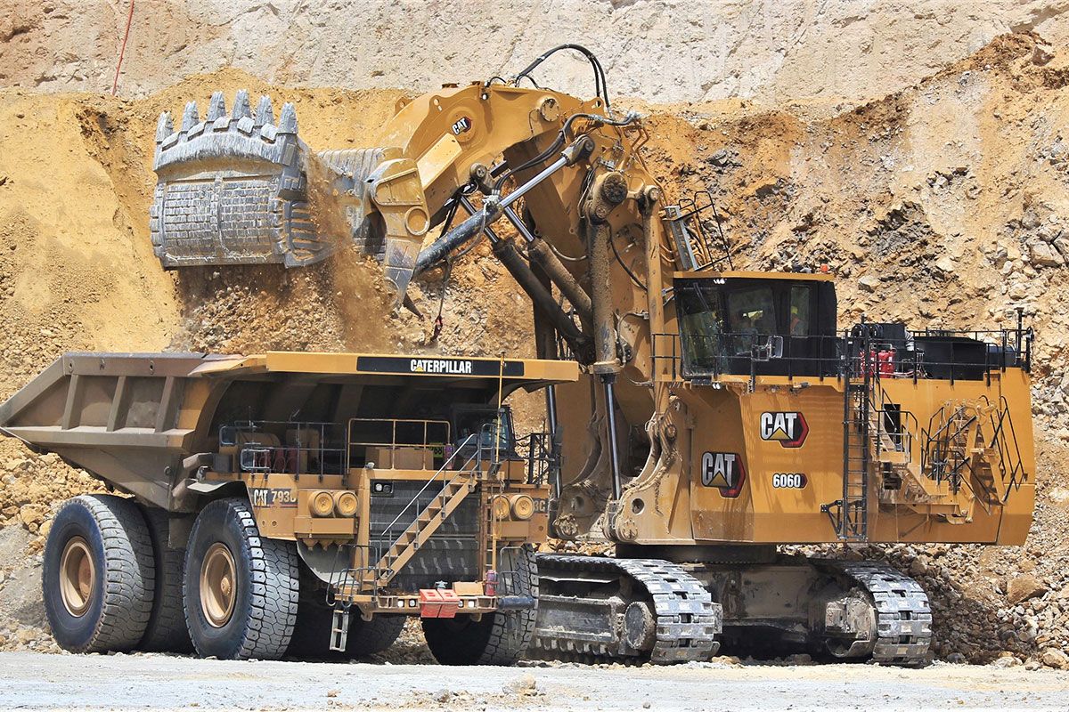 キャタピラー建機CAT6060 Hydraulic Mining Shovel キャタピラー建機