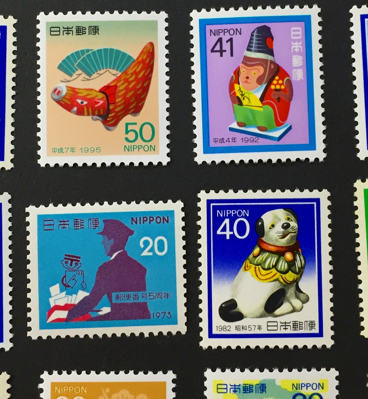 カタログ価格47,050円！プレミア切手揃い！昭和透かしなし切手8種