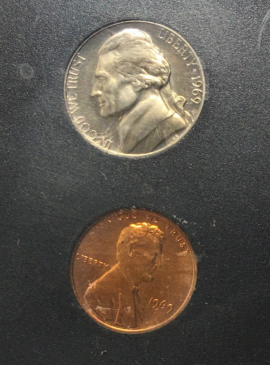 USAミント貨幣セット 1970年銀貨 50セント/プルーフ仕様 5点セット 美