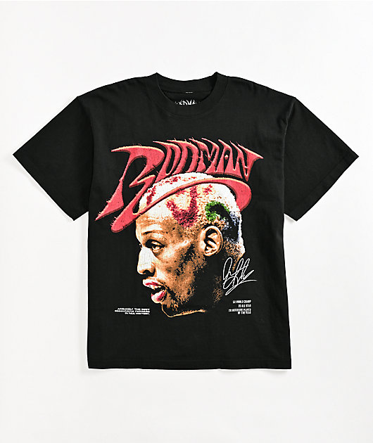 Rodman Apparel Head Profile Black T-Shirt | Zumiez
