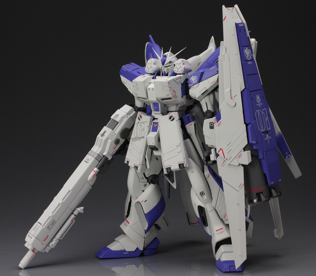MG Hi-νガンダム HWS装備型 ガンプラ 全塗装 完成品 MG Hi-νガンダム