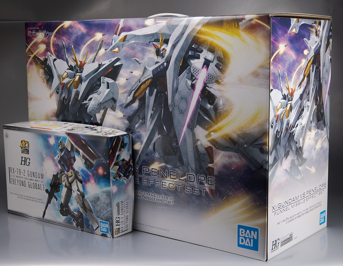 Ξガンダム vs ペーネロペー ファンネルミサイルエフェクトセット HGUC