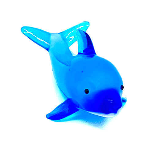 ガラス細工 エンジェル・イルカ音楽隊 セット ガラス細工 エンジェル