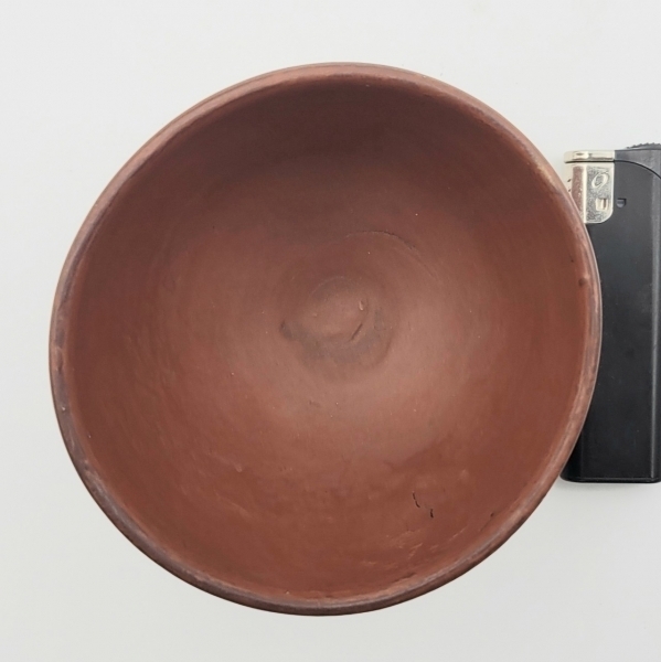 茶道具 常滑焼 水上暁山 文字彫茶碗 合わせ箱 骨董品、美術品 水上暁山