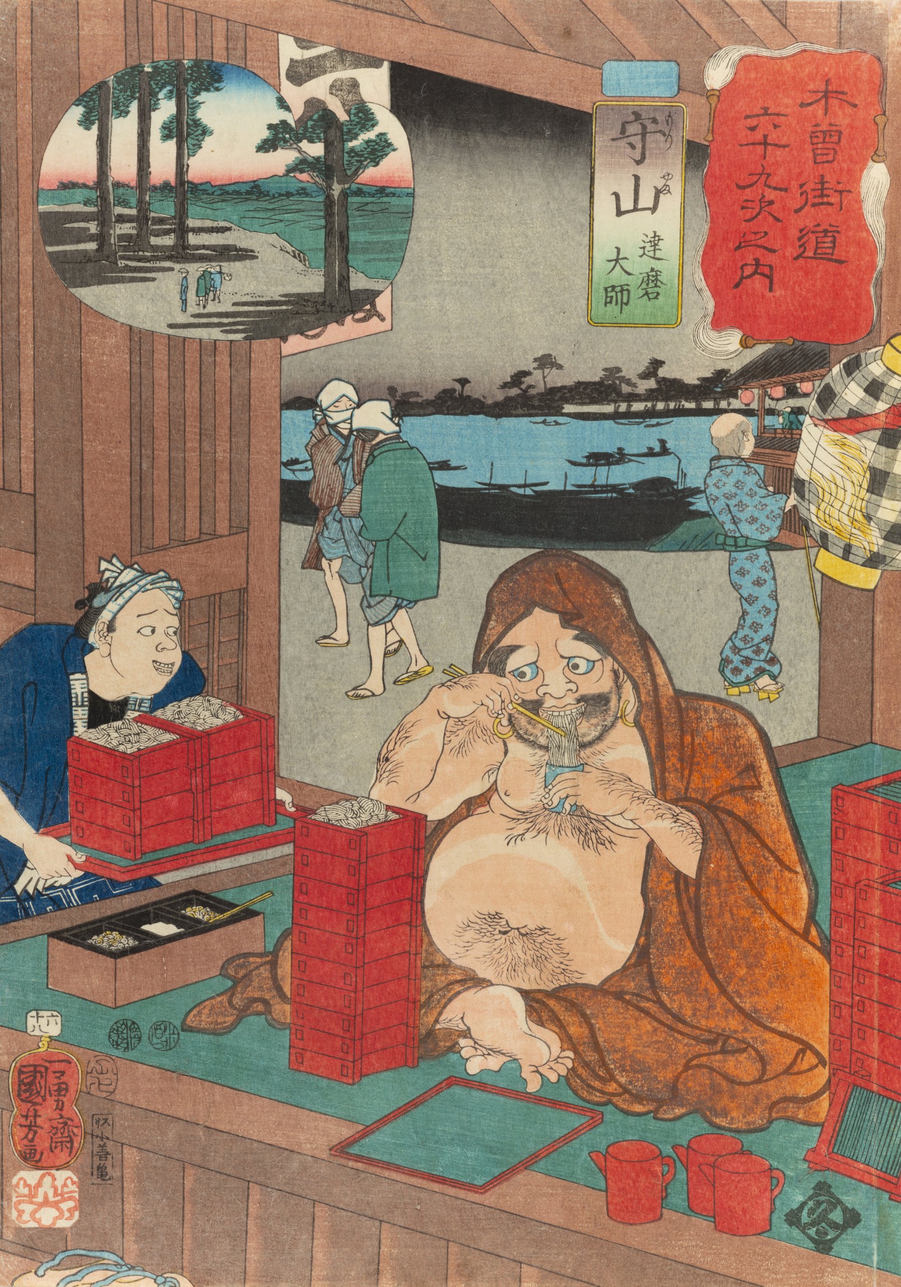 浮世絵を通して江戸の食文化にふれる「江戸メシ」展が2025年1月5～26日