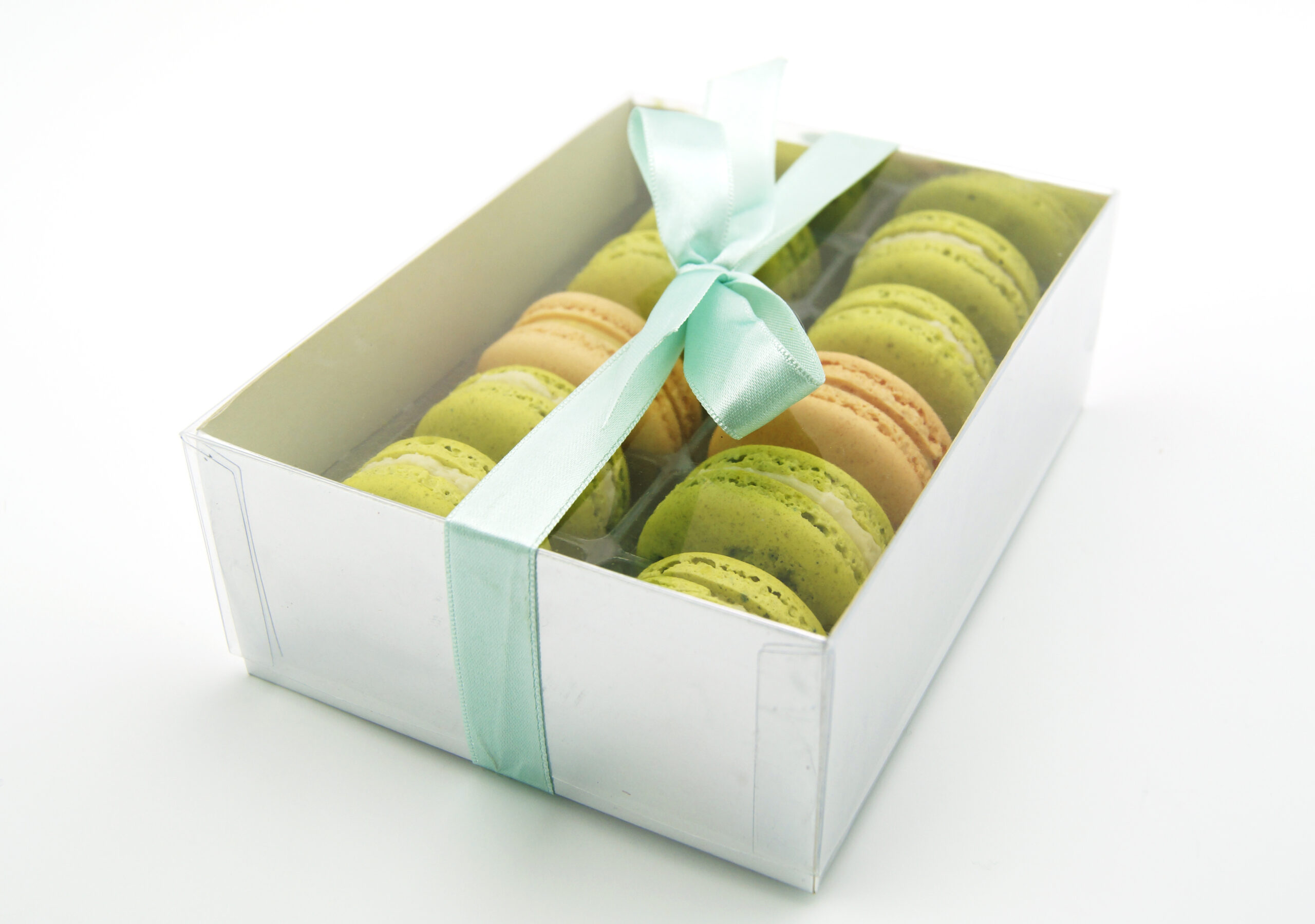 Caixa 10 Macarons c/ Berço Cristal – San Felipo Embalagens