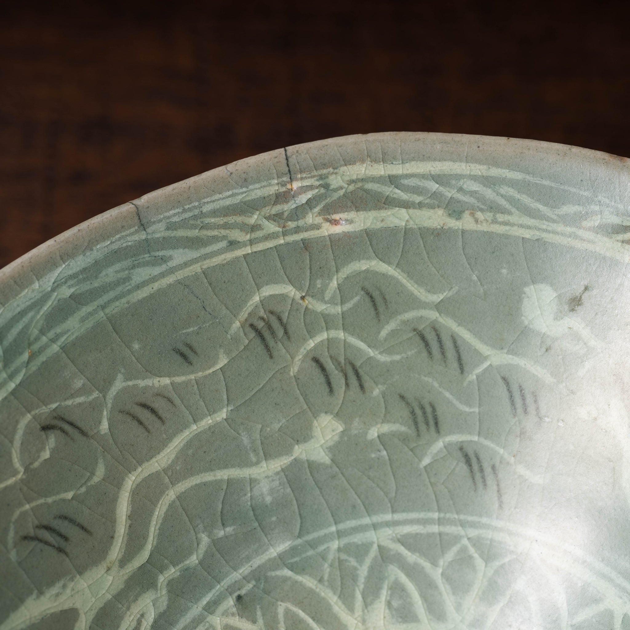 高麗 青磁象嵌雲龍文茶碗 – 燦禾 SANKA