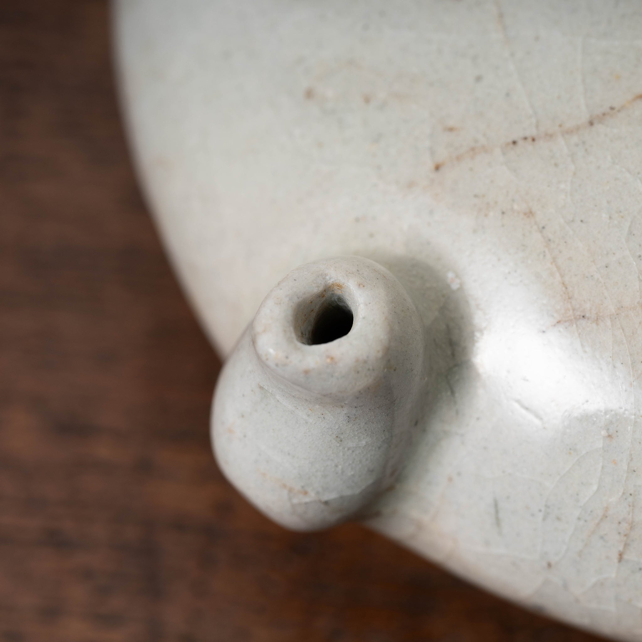 李朝 白磁丸形水滴 – 燦禾 SANKA