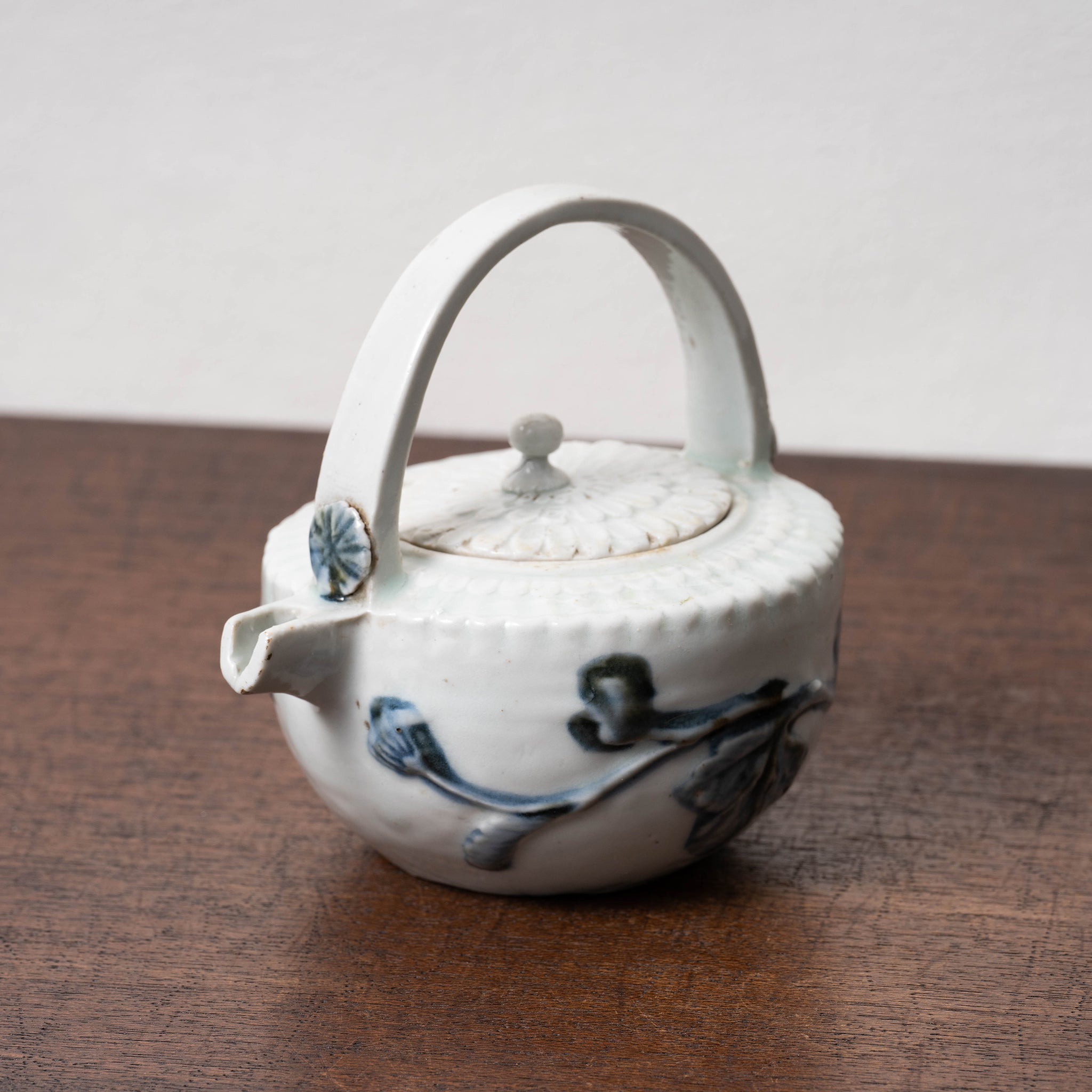 古伊万里 渦福 草花文 染付 猪口 5個 [B31396] 古伊万里 渦福 草花文