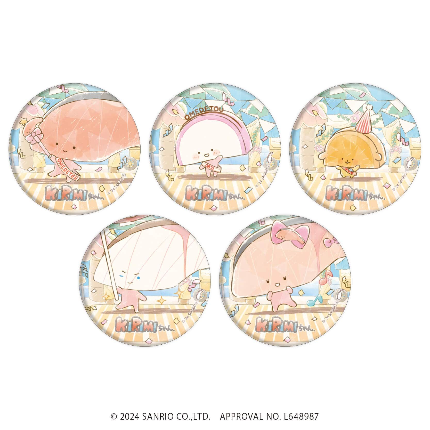 KIRIMIちゃん♡缶バッジセット700円(送料込み) KIRIMIちゃん♡缶バッジ